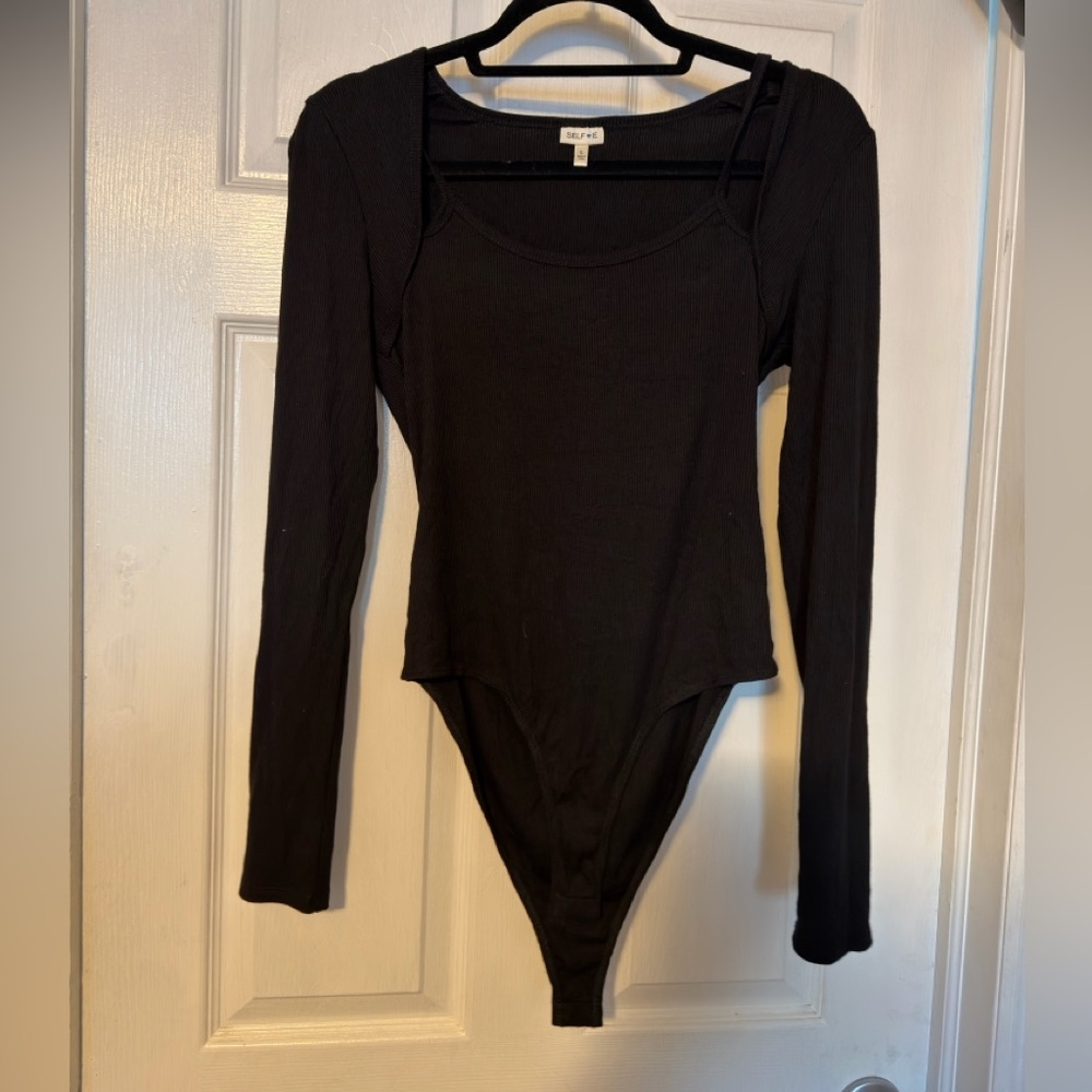 Black Long Sleeve Bodysuit